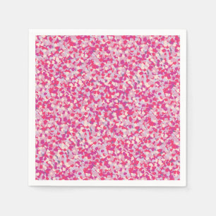 multi Colour Heart Confetti2 Napkin