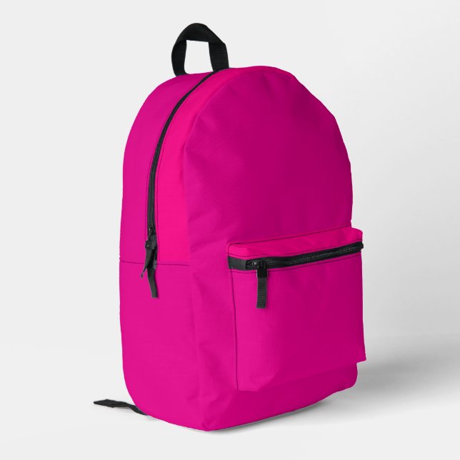 Multi-Colour Hot Pink Backpack (Back Corner Left)
