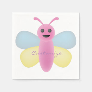 Multi-colour Kawaii Bee Thunder_Cove Napkin