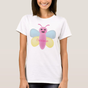 Multi-colour Kawaii Bee Thunder_Cove T-Shirt