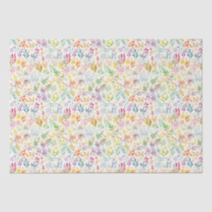 Multi-Colour Layers of Lively Leaves Tissue Paper