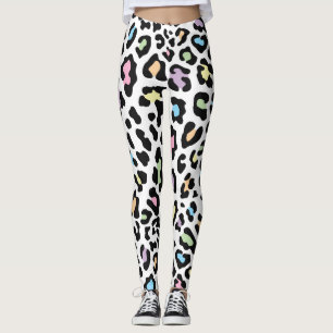 Multi Colour Leopard Print Leggings