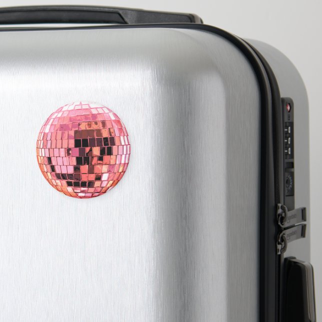 Multi Colour Metallic Disco Ball Magnet (In Situ (Luggage))