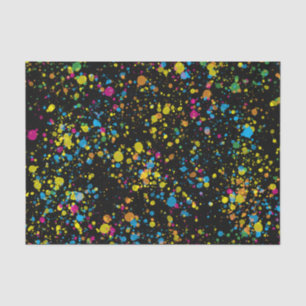 Multi-Colour Mini Paint Splatter Confetti Blast Tissue Paper