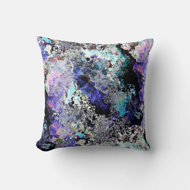 Multi-Colour Modern Industrial Abstract Pattern Cushion (Front)