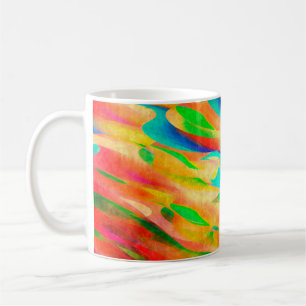 multi colour paint art abstract wallpaper backgrou coffee mug