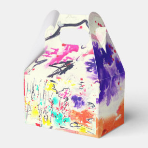 Multi Colour Party Favour Box