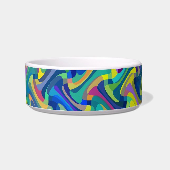 Multi-Colour Pattern Bowl (Left)