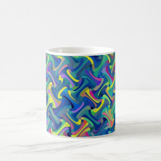 Multi-Colour Pattern Coffee Mug (Center)