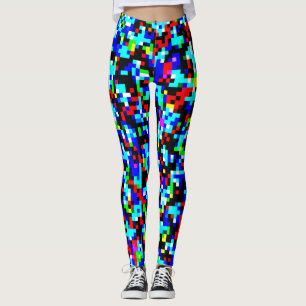 Multi-Colour Pattern Cool Leggings