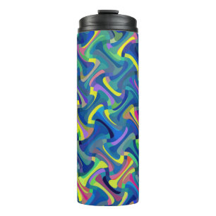 Multi-Colour Pattern Thermal Tumbler