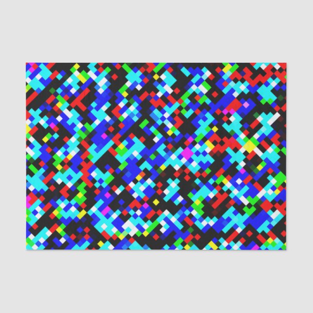 Multi-Colour Pattern  Tissue Paper (Front)