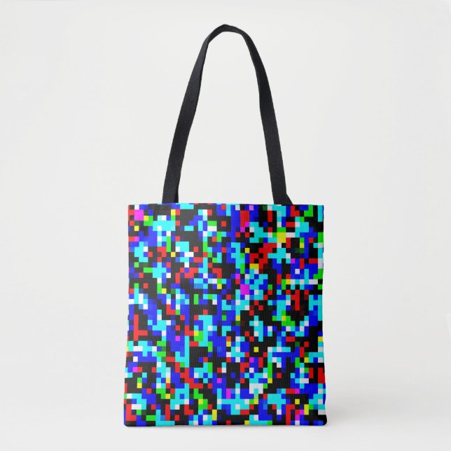 Multi-Colour Pattern Tote Bag (Front)