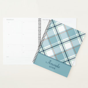 Multi-Colour Plaid Planner
