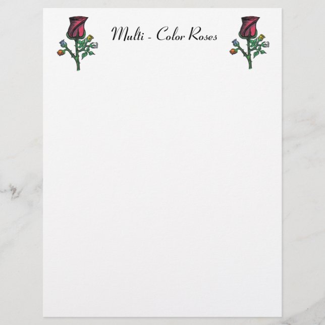 Multi - Colour Roses (Front)
