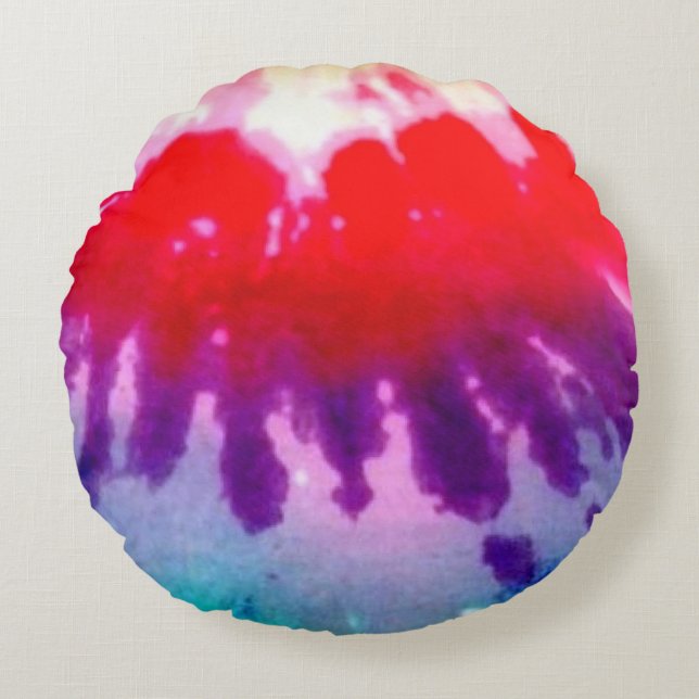 Multi colour round cushion (Front)
