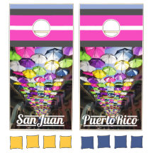 Multi-colour San Juan Street Umbrellas Puerto Rico