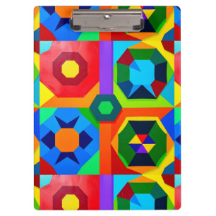 Multi Colour Shapes 2 Clipboard