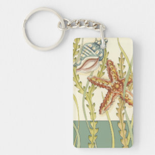 Multi-Colour Shell Party Key Ring