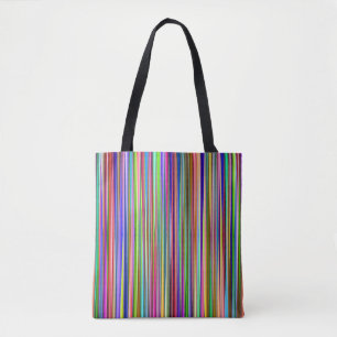Multi-colour Striped Tote Bag