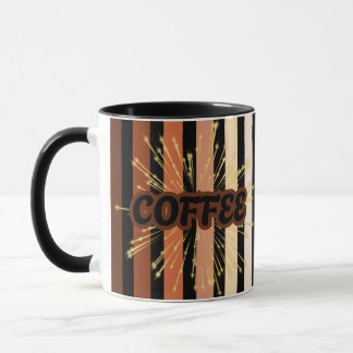 Multi colour Stripped Coffee Mug