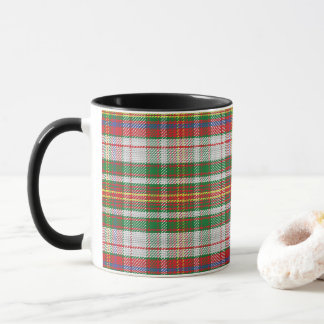 Multi-colour Tartan Plaid Chequered Scotland Mug