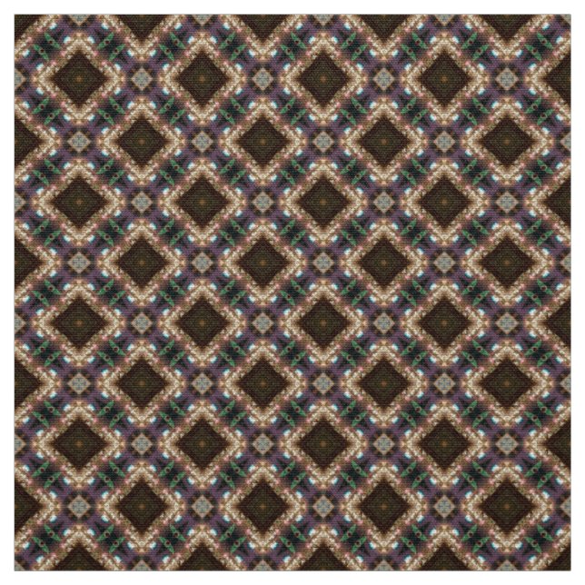 Multi colour tile Upholstery Fabric (Swatch)