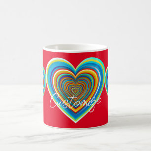 Multi-colour Valentine Heart Thunder_Cove Coffee Mug