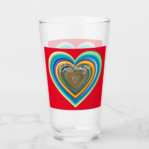 Multi-colour Valentine Heart Thunder_Cove Glass