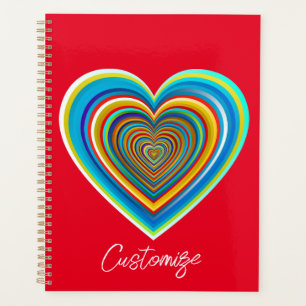 Multi-colour Valentine Heart Thunder_Cove Planner