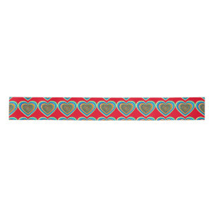 Multi-colour Valentine Heart Thunder_Cove Satin Ribbon