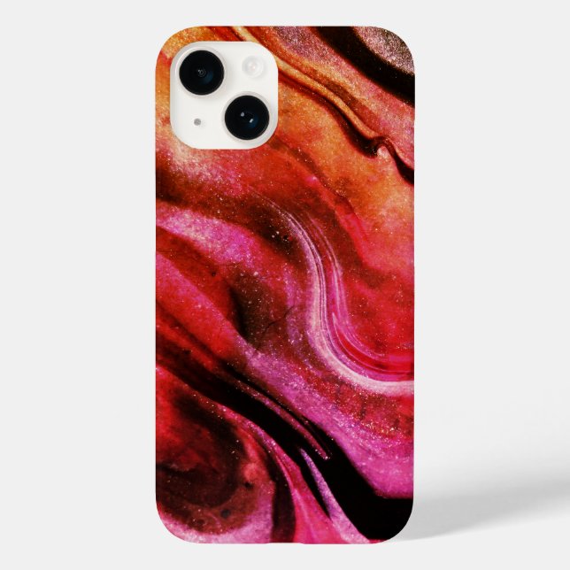 Multi-coloured Abstract Iphone Case (Back)