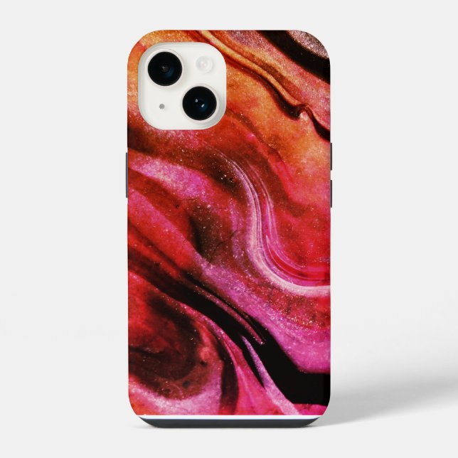 Multi-coloured Abstract Iphone Case (Back)