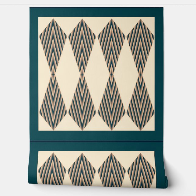  Multi-Coloured Abstract Peel and Stick Wallpaper (Unrolling)