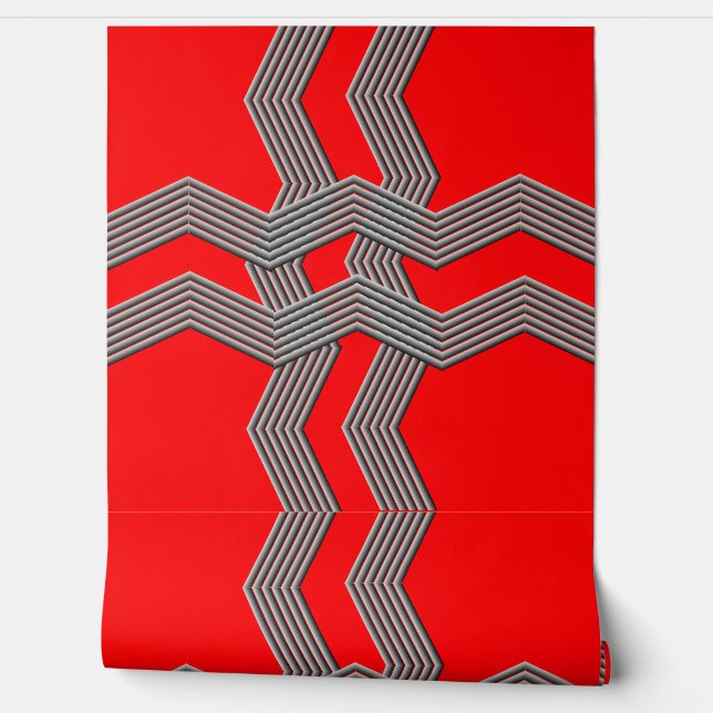 Multi-Coloured Abstract Peel and Stick Wallpaper (Unrolling)