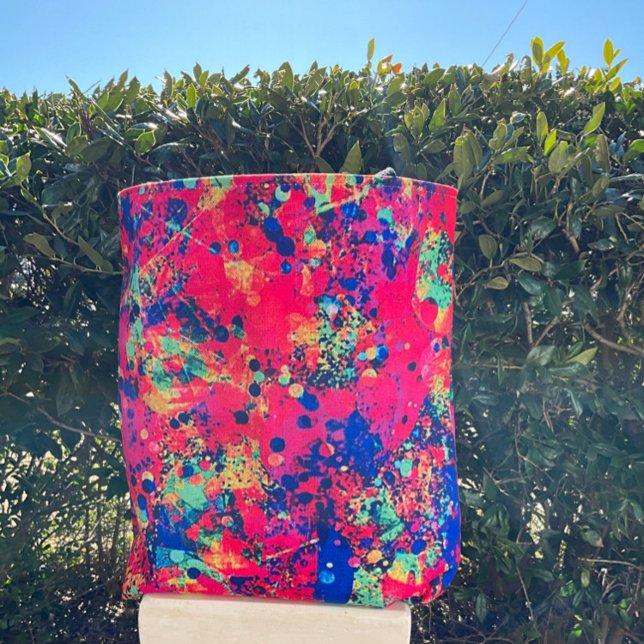 Multi-coloured Abstract  Tote Bag (Creator Uploaded)