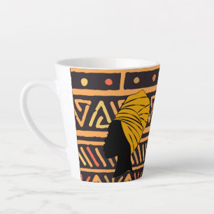 Multi-coloured African Print Mug