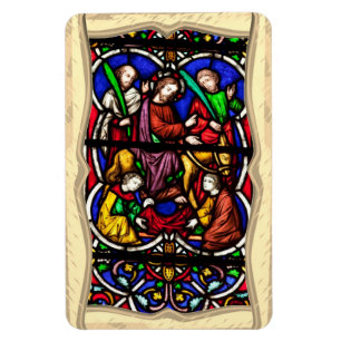 Multi Coloured Bible Scene Magnet