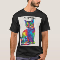 multi-coloured cat