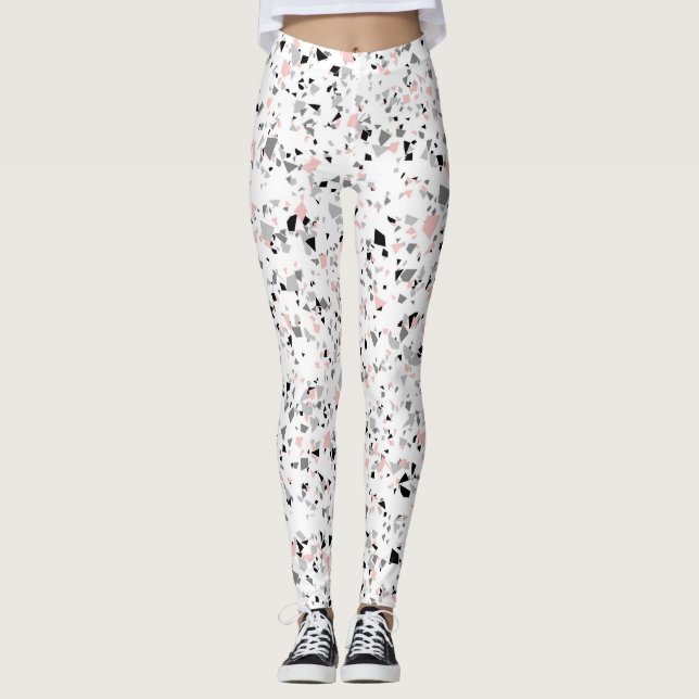 Multi-coloured crystals, crystals, multi-coloured leggings (Front)