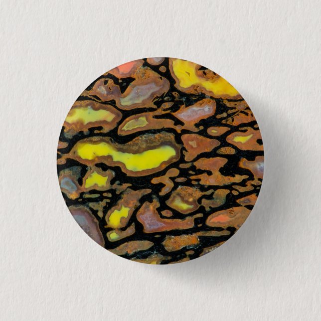 Multi Coloured Dinosaur Bone 3 Cm Round Badge (Front)