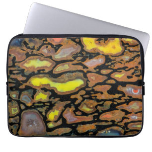 Multi Coloured Dinosaur Bone Laptop Sleeve