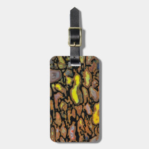 Multi Coloured Dinosaur Bone Luggage Tag