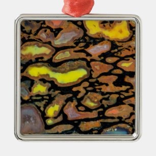 Multi Coloured Dinosaur Bone Metal Tree Decoration