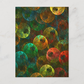Multi Coloured Eyes Postcard