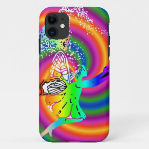 Multi-coloured fairy iPhone 11 case