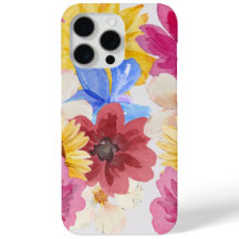  Multi-Coloured Floral iPhone 15 Pro Case