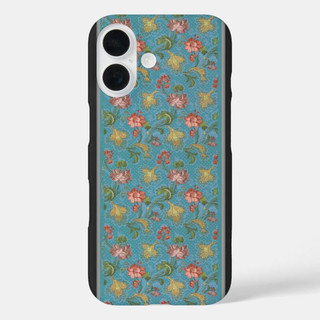 Multi-Coloured Flowers Pattern Case-Mate iPhone Case (Back)