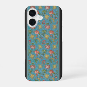Multi-Coloured Flowers Pattern iPhone 16 Case