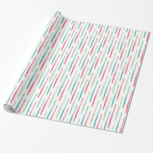 Multi Coloured Flutes Wrapping Paper